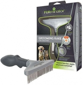 FURminator NEW Гребінець для котів і собак з зубами, що обертаються.