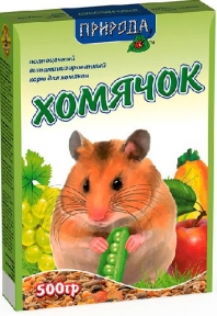 Природа Корм для гризунів Хом'як 500г