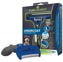 FURminator Undercoat NEW фурмінатор для собак з довгою вовною L