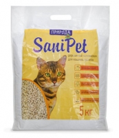Природа Sani Pet Наповнювач для котів «Натуральний» 5кг