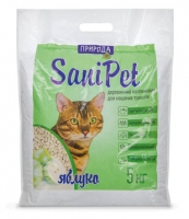 Природа Sani Pet Наповнювач для котів «Яблуко» 5кг