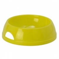 Moderna EKO, миска пластик для кота, 200 мл, d-11,5 см, лимонна
