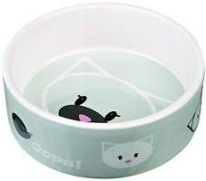 Trixie Миска для кота сіра Mimi! 0,3 л/ø 12 см