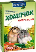 Природа Корм для гризунів Хом'як Колор+ензим 500г