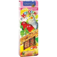 Природа колосок «Мультифрукт» для середніх папуг 140г
