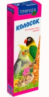 Природа колосок «Медовий» для середніх папуг 140г