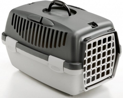 Stefanplast Gulliver 1 48*32*31см, пластиковые двери, темно-серый/серый