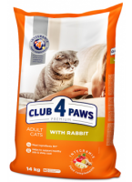 Клуб4Лапы Полноценный сухой корм для котов Кролик 14кг