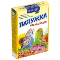 Природа Корм для папуг Папужка ЙОД ЕХІНАЦЕЯ 500г