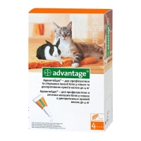 Advantage кішка до 4 кг 0,4 мл (1 шт)