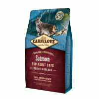 Carnilove Salmon Sensitive&Long Hair сухий корм класу холістик з м'ясом лосося 2kg