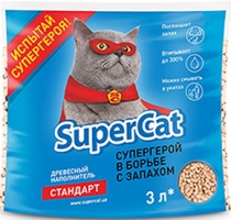SuperCat Дерев'яний наповнювач Стандарт 3л/1кг