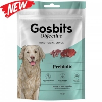 Gosbits Objective for Dog Prebiotic, ласощі для собак, для кишківника, ягня, 150g