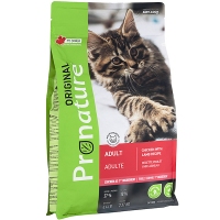 Pronature Original Cat Chicken Lamb ПРОНАТЮР ОРИДЖИНАЛ КУРИЦЯ З ЯГНЕНКОМ корм для котів 2,72кг