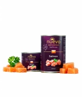 NUEVO Adult, консервований корм з лососем, для котів, 400г