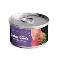 Savory Cat Chicken fillets with Tuna, 70г