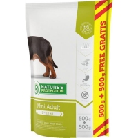 Nature's Protection Dog Mini Adult Повноцінний корм з домівкою.птицею д/доросл.мал.порід