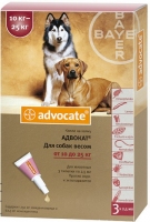 Advocate для собак 10-25кг 2,5 мл (3 шт)