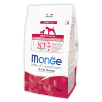Monge Dog Mini Starter, курка з рисом 1.5 кг
